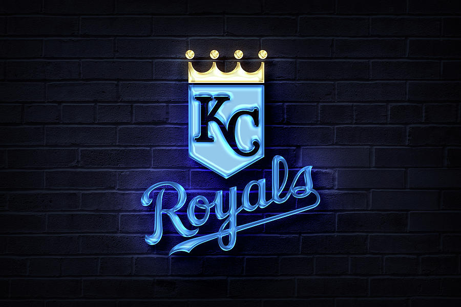 Kansas City Royals Neon Digital Art by Hai Nguyen - Pixels