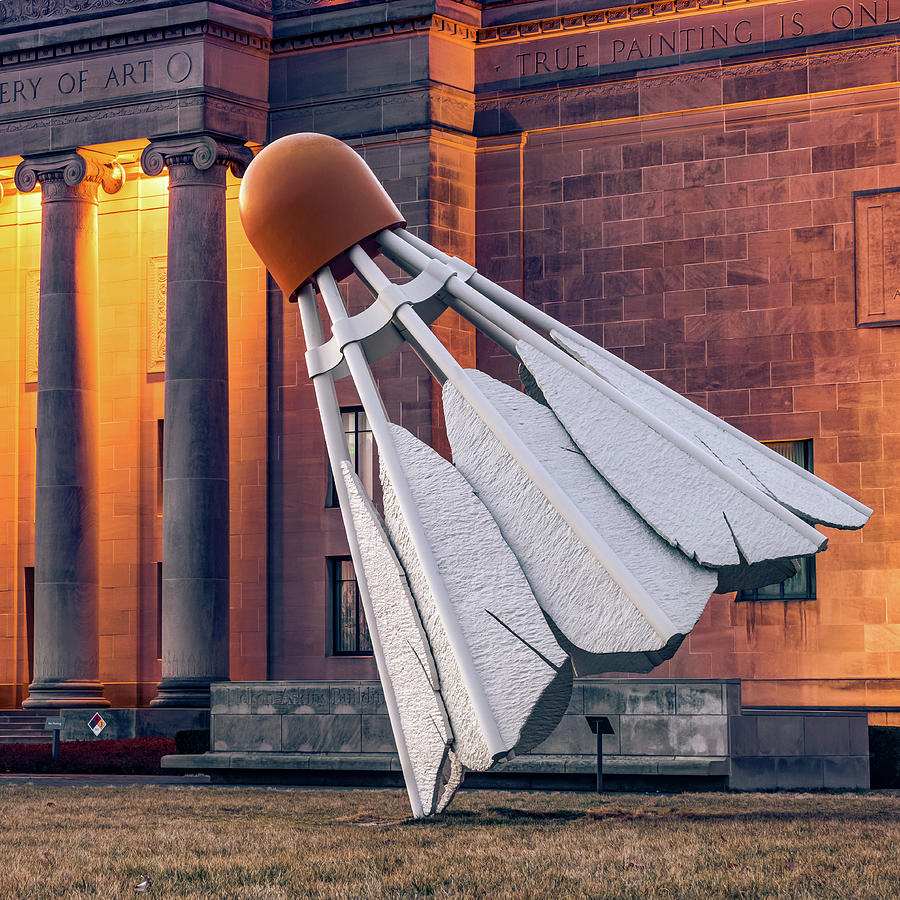 Nelson Atkins Museum Photograph - Kansas City Shuttlecock at the Nelson Atkins Museum by Gregory Ballos
