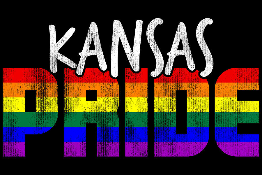 Kansas Pride LGBT Flag Digital Art by Patrick Hiller Fine Art America