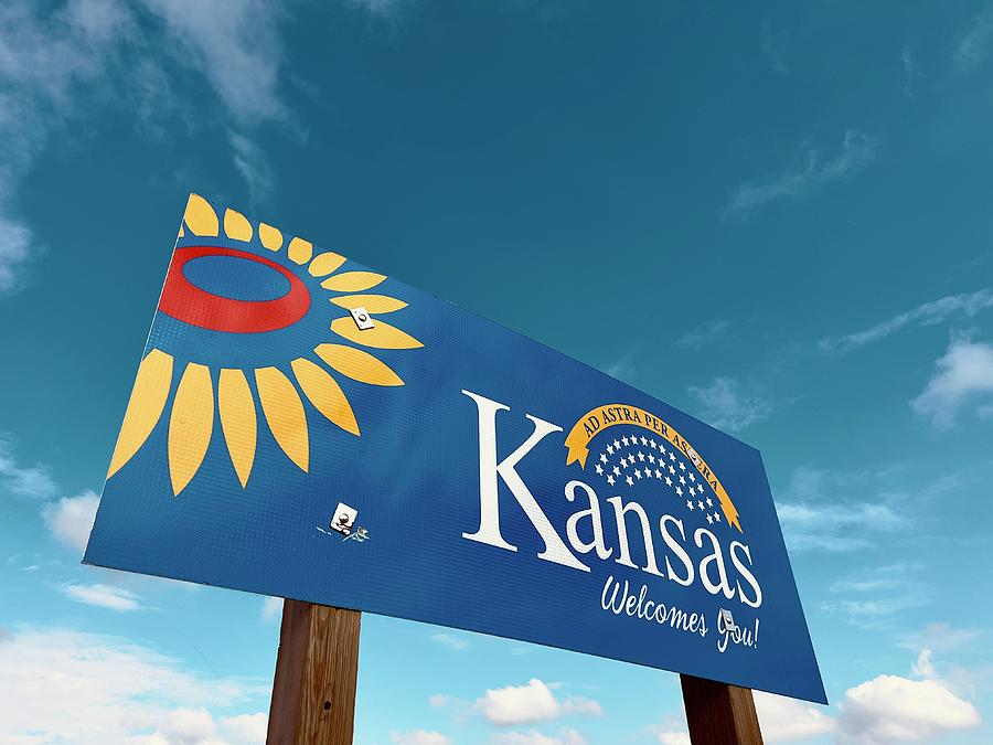 Kansas Welcomes You Photograph by Collin Westphal - Fine Art America