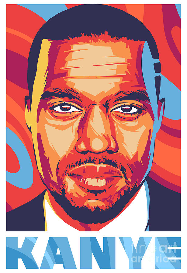 Kanye Digital Art by Warrock Design | Fine Art America