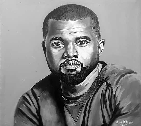 Kanye West Painting by Frank De Painter - Fine Art America