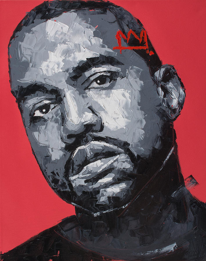 Kanye West Painting - Kanye West II by Richard Day