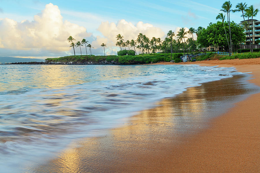 Late Afternoon, Kapalua Beach Photograph by Patrick Campbell