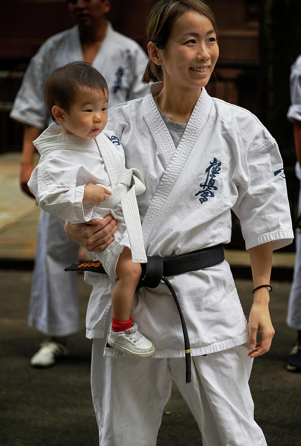 Karate Mother and Child Japan Day NYC 5_13_23 Photograph by Robert Ullmann