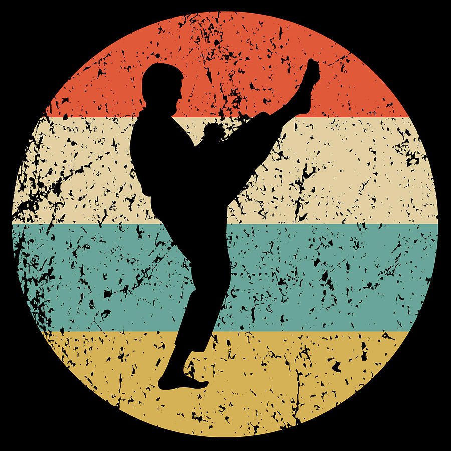 TAEKWONDO Cool retro vintage graphic theme aesthetic art martial arts svg instant download Taekwondo svg file