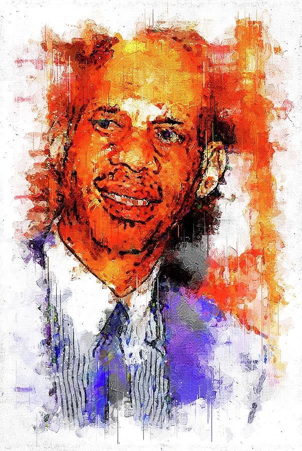 Kareem Abdul Jabbar Digital Art by Walter Florine Fine Art America