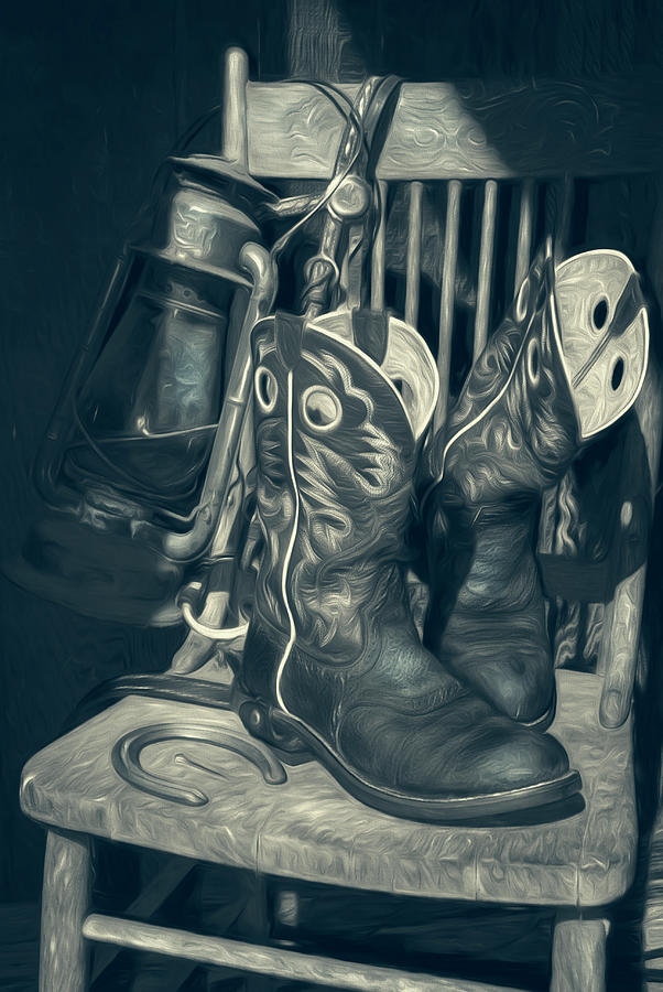 Karens Cowgirl Boots #2 Photograph by Sandra Selle Rodriguez
