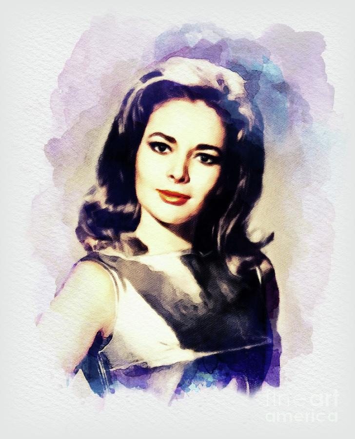 Karin Dor, Actress Digital Art by John Springfield | Pixels