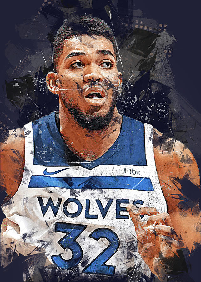 Karl Anthony Towns Karl Anthony Towns College Basketball Digital Art by ...