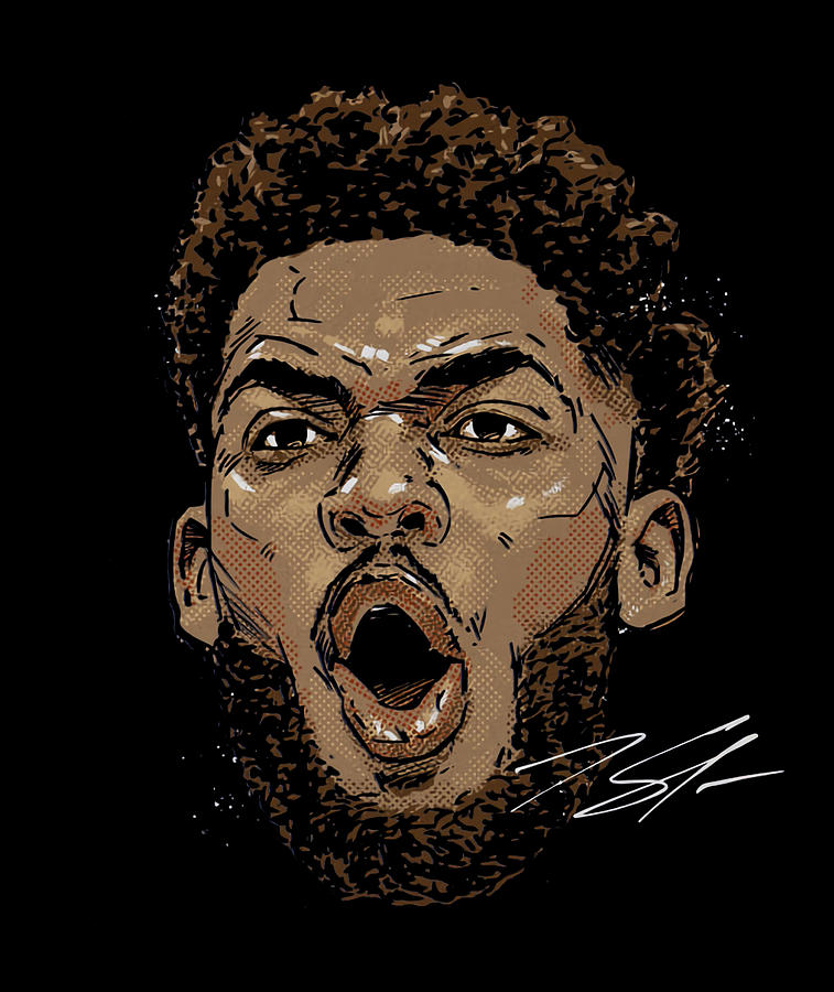 Karl Anthony Towns Scream Digital Art By Kelvin Kent Pixels