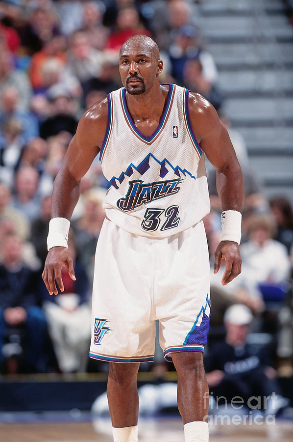 Karl Malone Photograph by Andy Hayt
