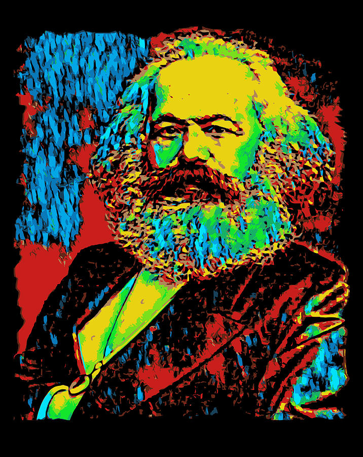 Karl Marx Marxist Marxism Communist Karl Marx Digital Art by Luke Henry