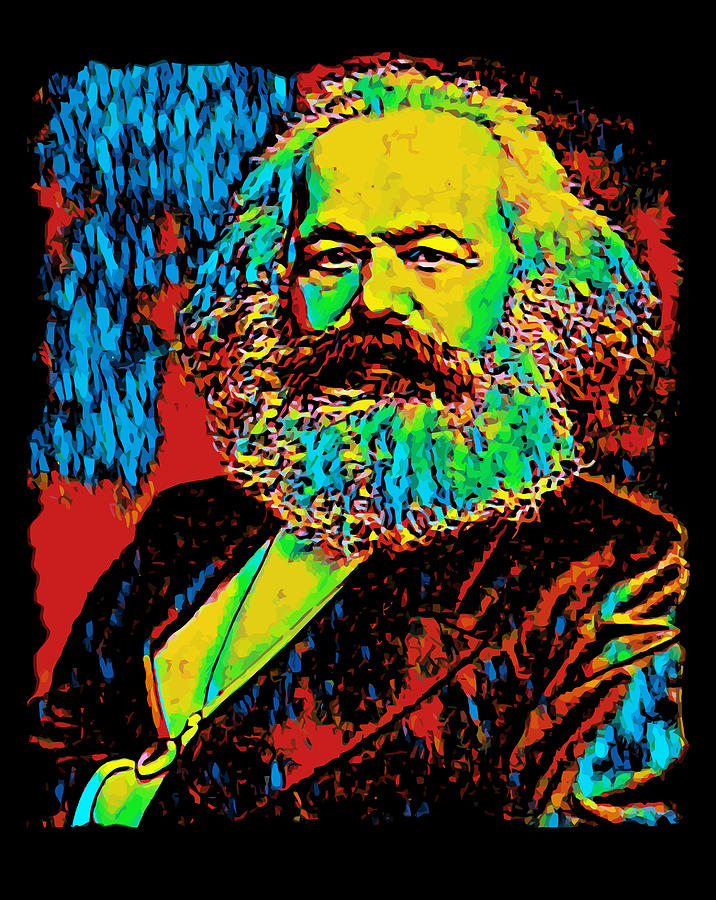 Karl Marx Marxist Marxism Communist Karl Marx Digital Art by Naomi Carter