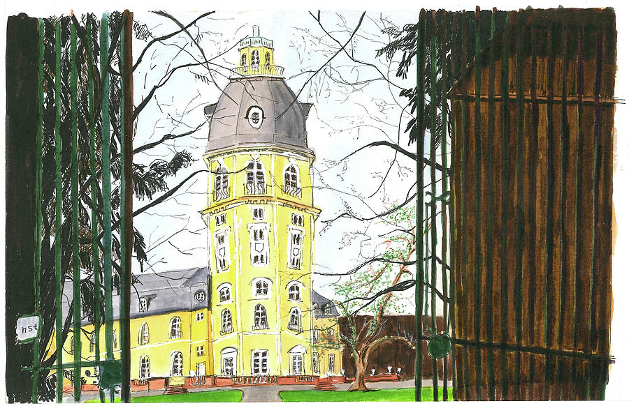 Karlsruhe Palace Painting by Tracy Hutchinson