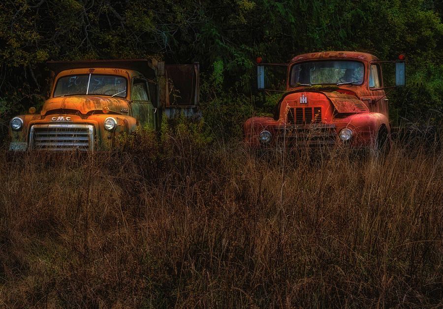 Truck Photograph - Karlys Trucks by Thomas Hall