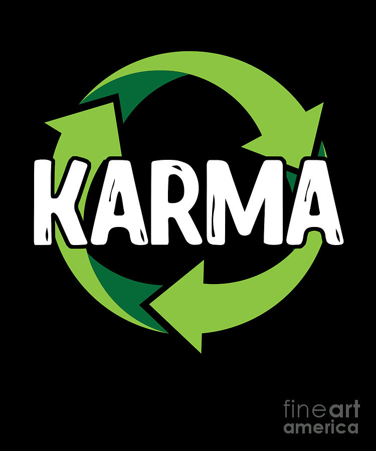 Karma Recycler Logo Digital Art by Thomas Larch - Pixels Merch