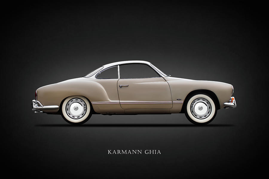 Car Photograph - Karmann Ghia 1965 by Mark Rogan