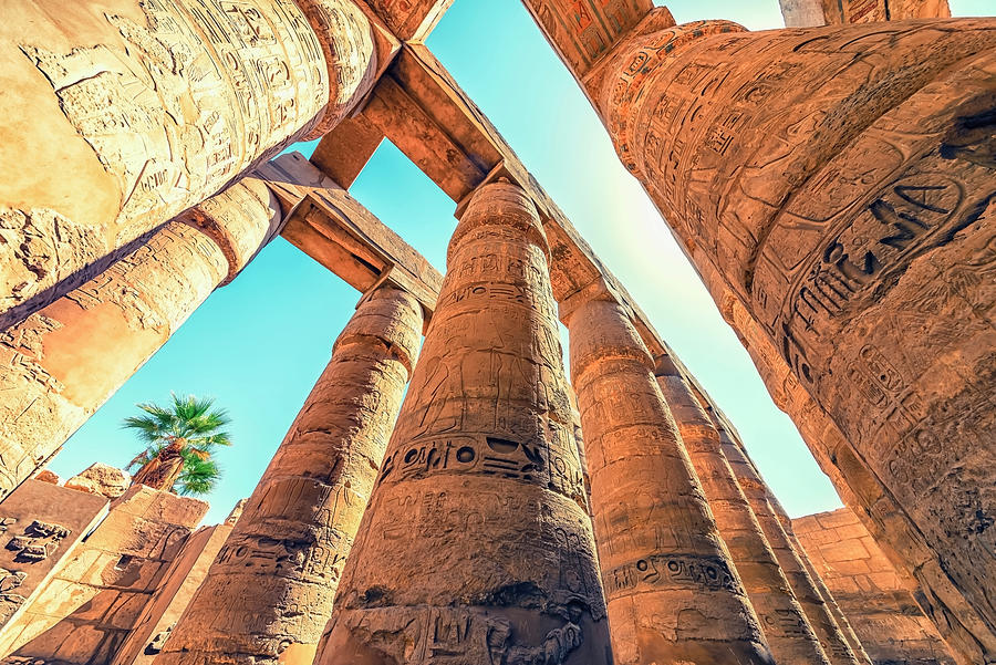 Architecture Photograph - Karnak by Manjik Pictures