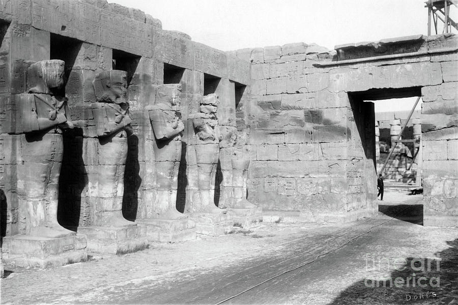 Karnak Temple - Luxor Egypt Photograph by Sad Hill - Bizarre Los Angeles Archive
