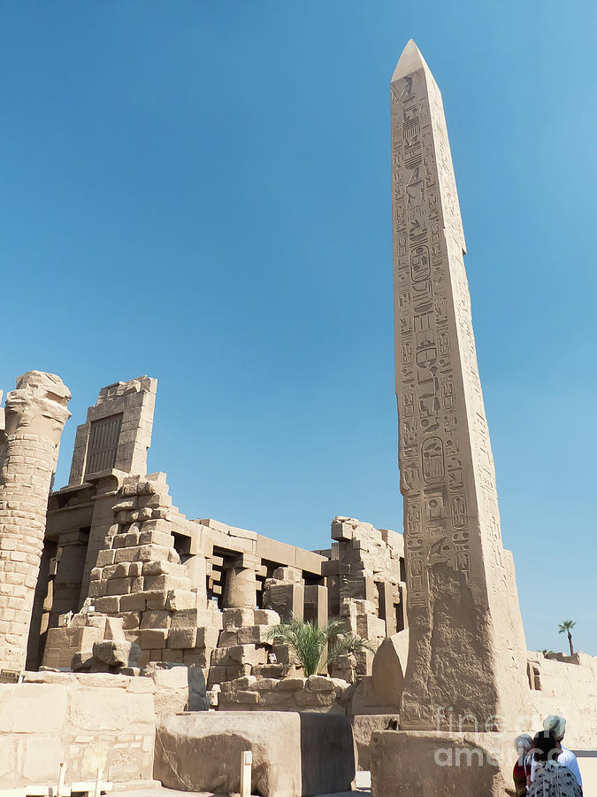 Karnak Temple obelisk Photograph by Rod Jones - Pixels