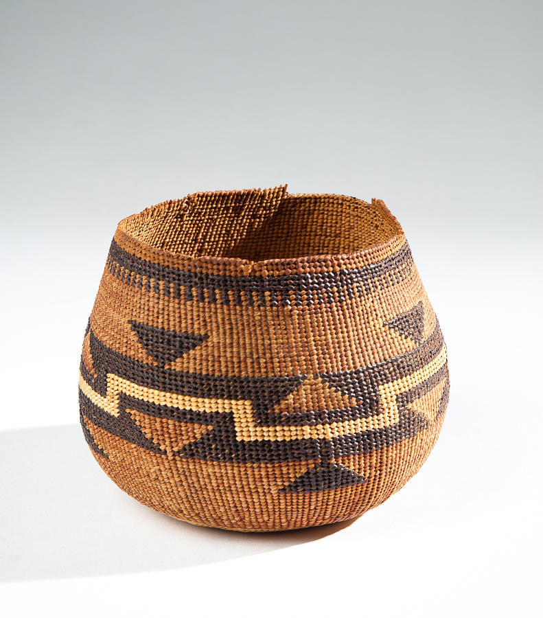 Karuk/Yurok Native American Woven Basket Photograph by PhilipCacka