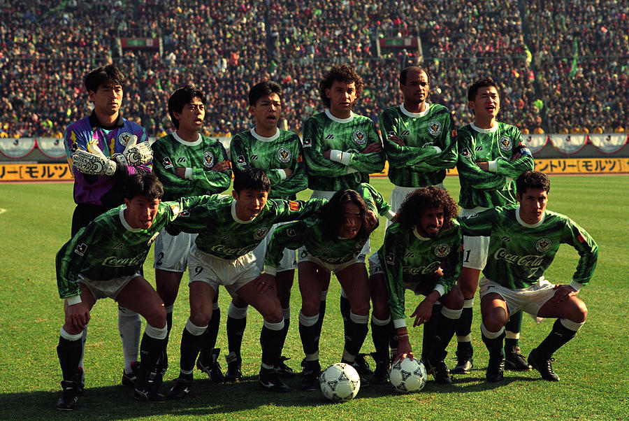 Kashima Antlers v Verdy Kawasaki - Suntory Championship 1st Leg - J.League 1993 Photograph by Etsuo Hara