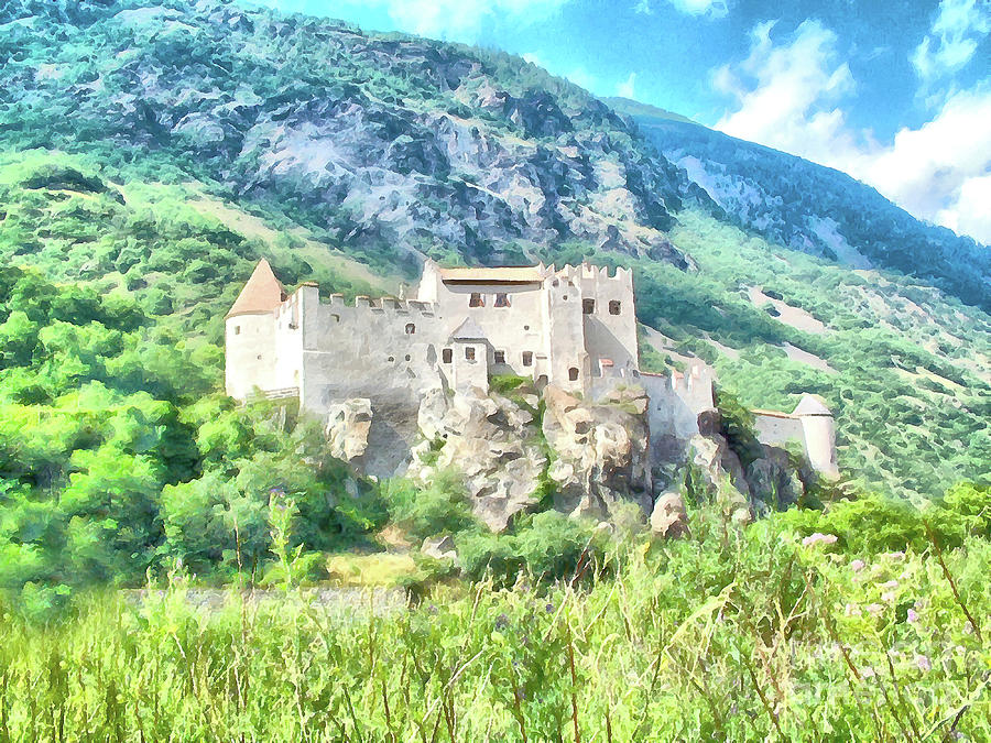 Kastelbell Castle, South Tyrol Digital Art by Joseph Hendrix