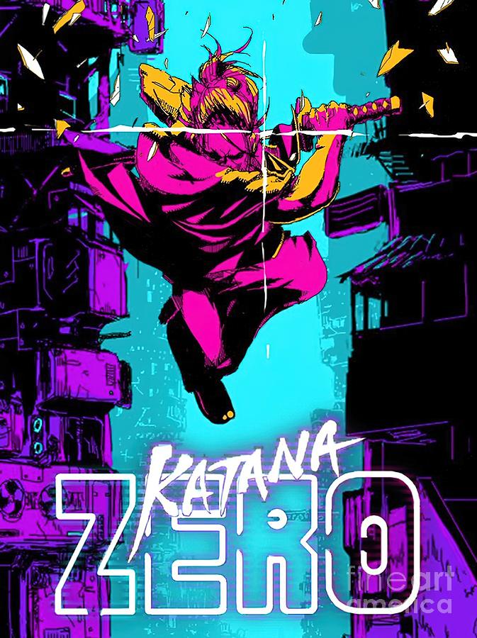 Katana zero Painting by Louis John | Pixels