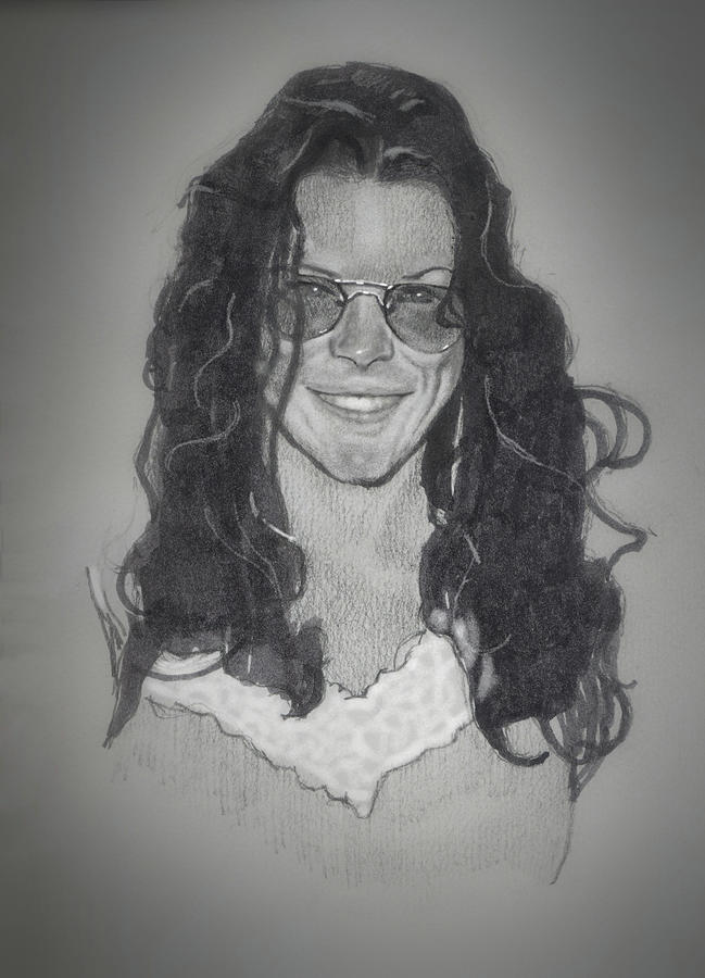 Kate Drawing by Robert Bissett