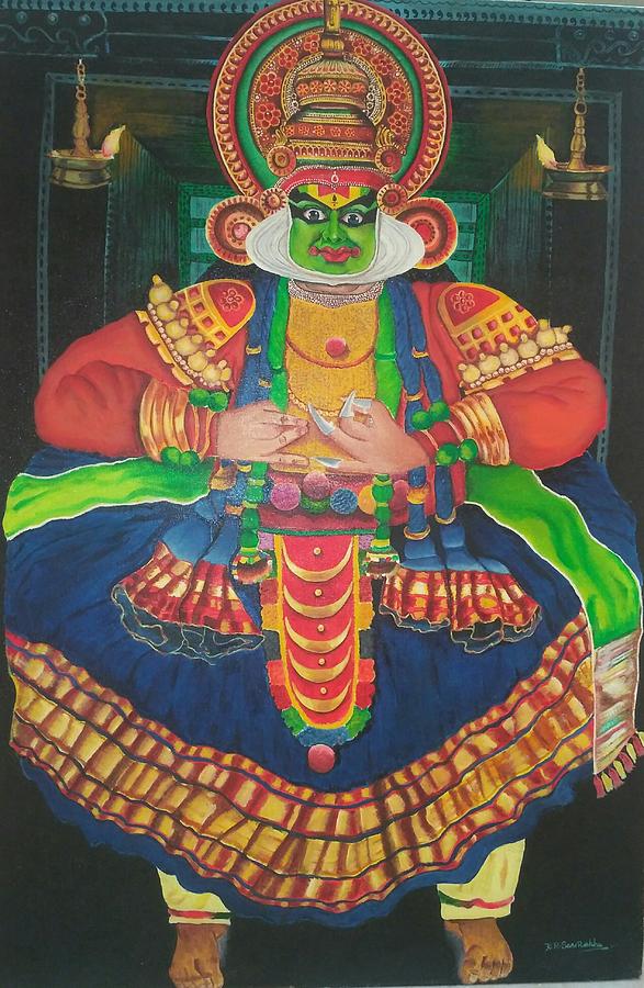 kathakali full body drawing