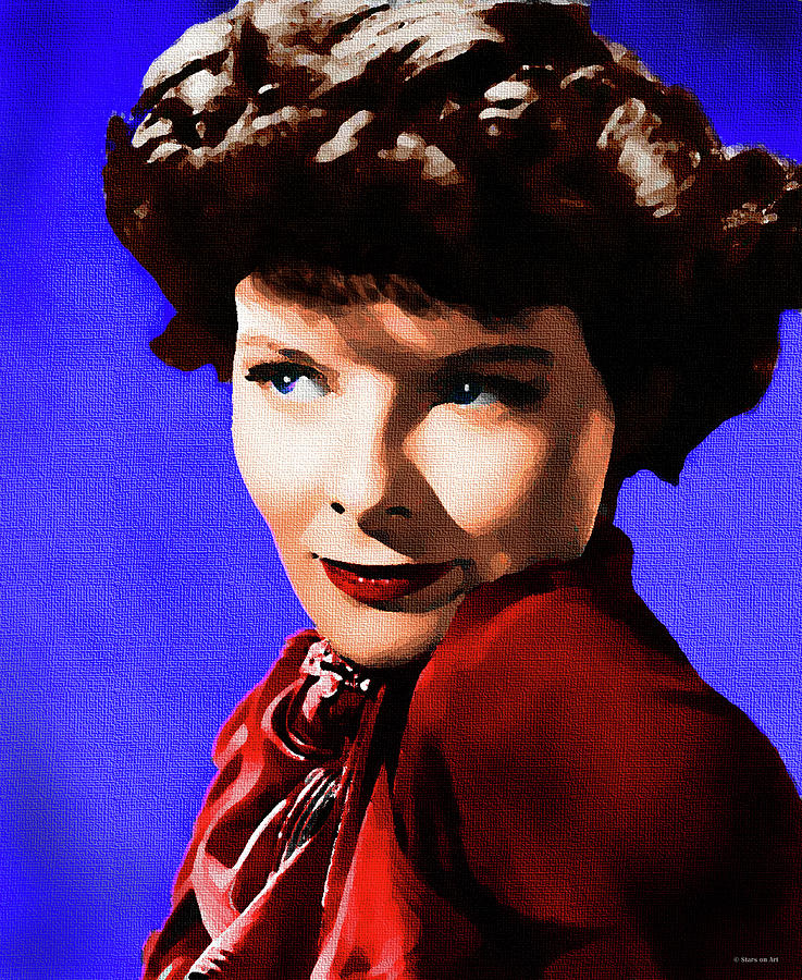 Katharine Hepburn Painting - Katharine Hepburn 4 by Movie World Posters