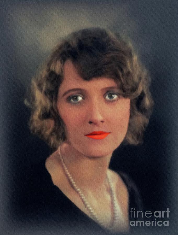 Kathryn Carver, Vintage Actress Painting by Esoterica Art Agency - Pixels