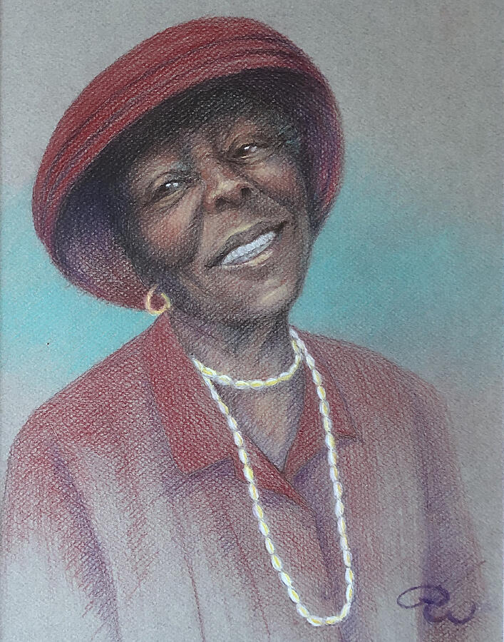 Portrait Drawing - Kathy - Spirit of Joy by David Walker Portrait Drawing - Kathy - Spirit of Joy by David Walker