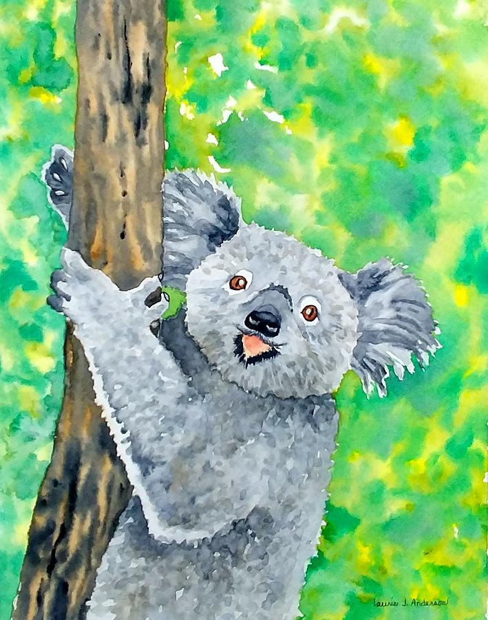Katie Koala Painting by Laurie Anderson