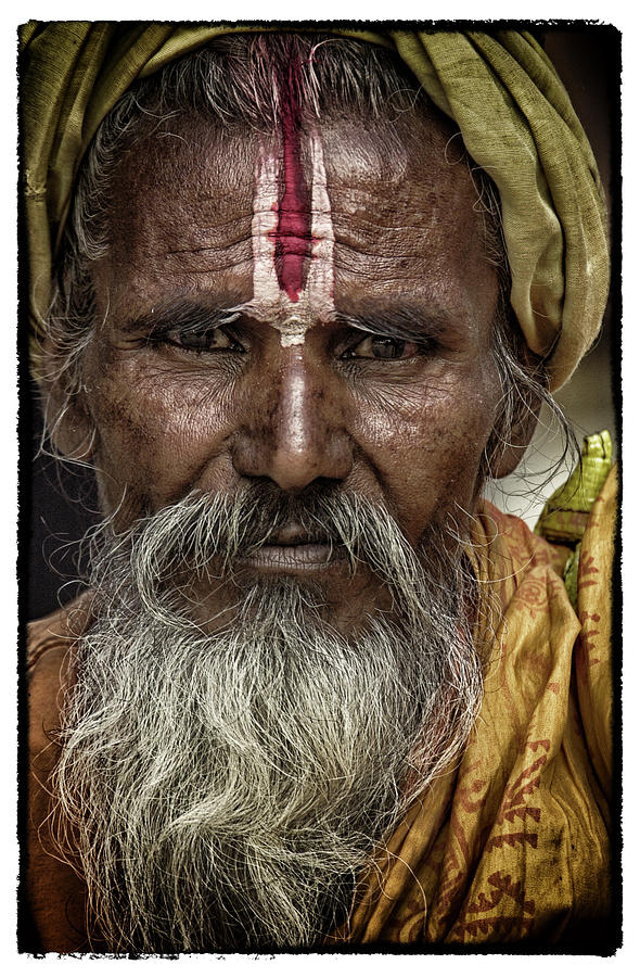 Katmandu holy man 1 Photograph by David Longstreath