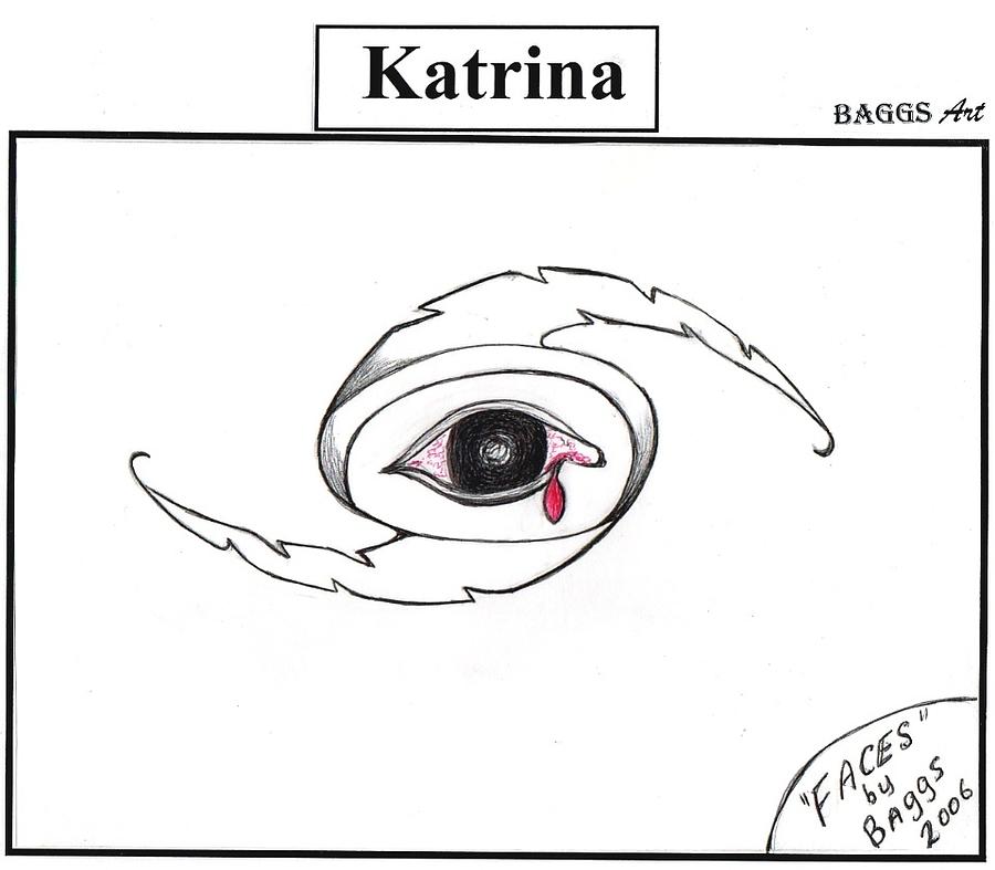 Katrina Drawing by Dr Alwyn Nicholas Fine Art America