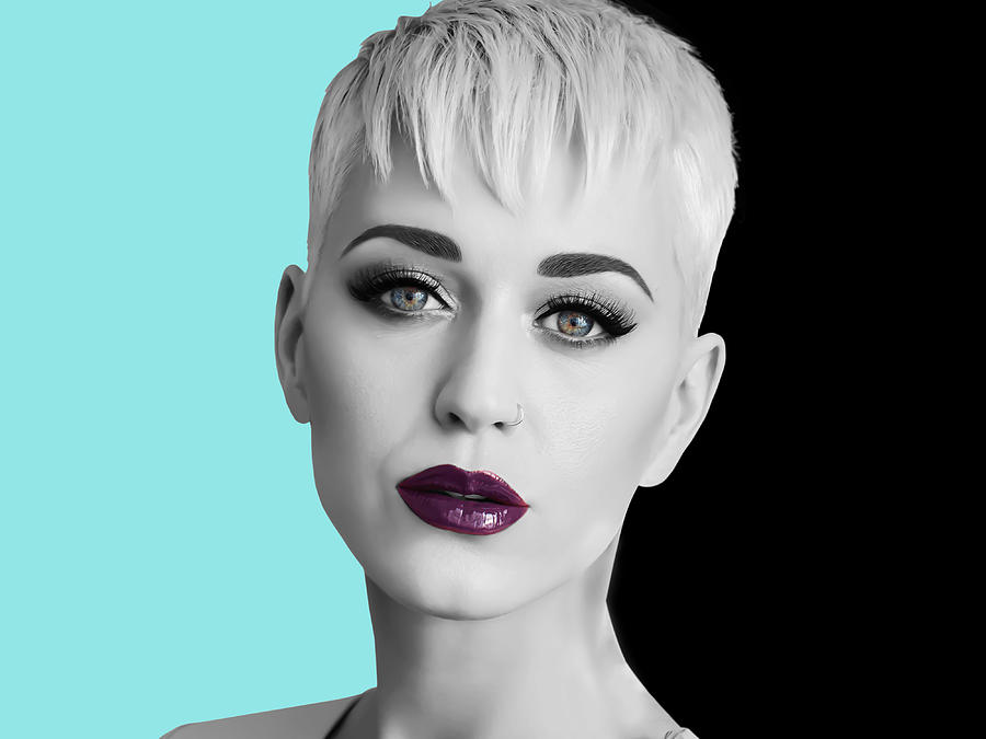 Katy Perry Digital Art by Maja De Lav - Pixels