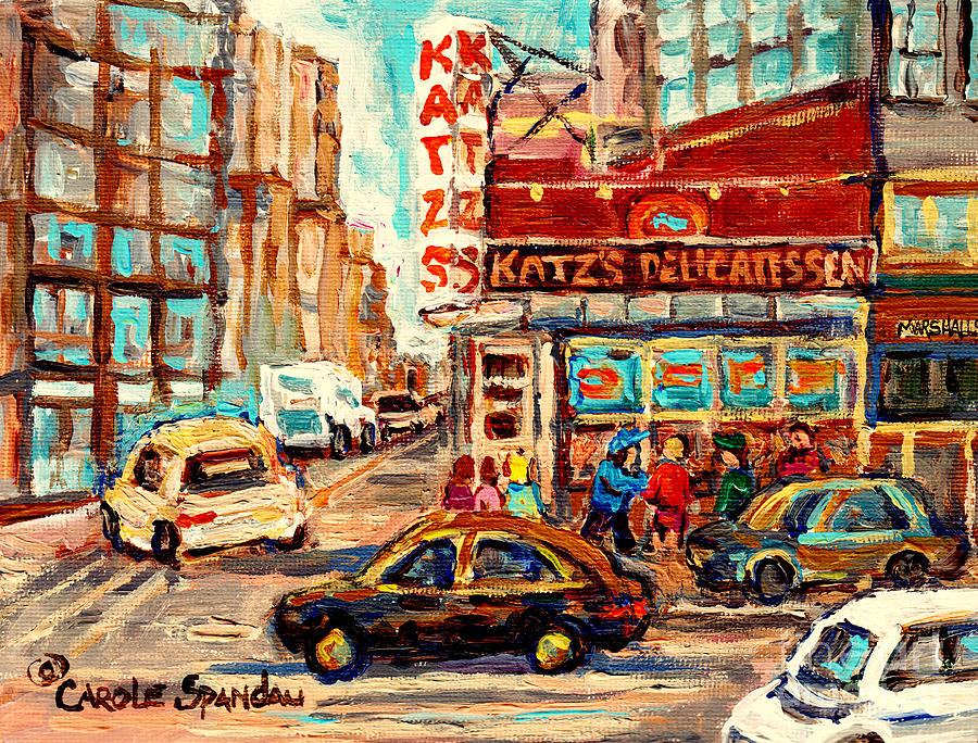 Katzs Delicatessen Famous New York Sandwich Shops Paintings Best 