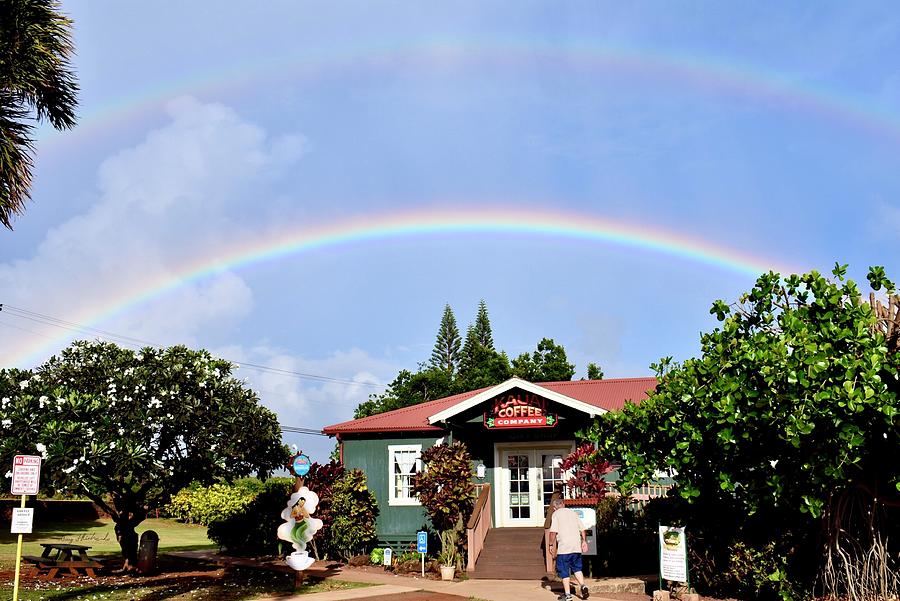 Kauai Coffee Co Rainbow Photograph