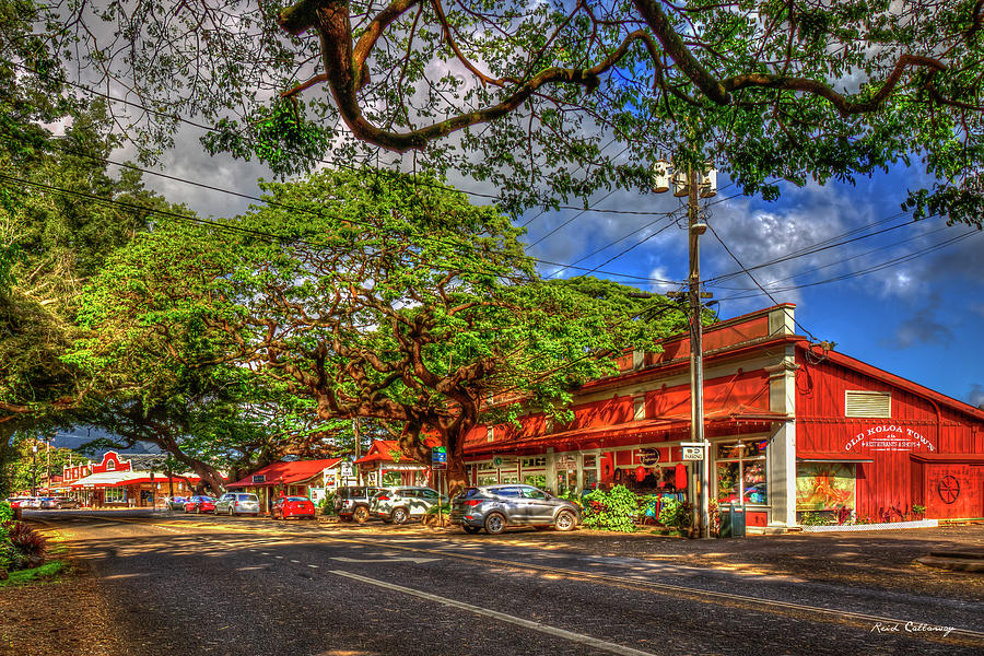 Kauai HI Old Koloa Town 888 Architectural Cityscape Art Photograph by Reid Callaway