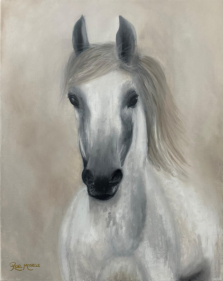 Horse Painting - Kauai Spirit by Rachel Michelle Horse Painting - Kauai Spirit by Rachel Michelle