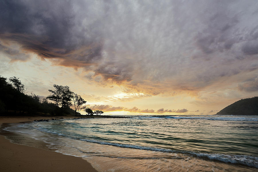 Kauai Sunrise Cloud Formation Photograph by Jon Glaser