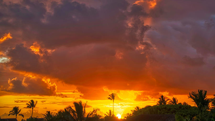 Kauai Sunrise Photograph by Dan Eskelson