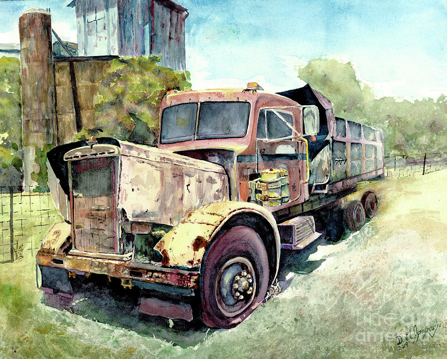 Kauai Truck Painting by David Ignaszewski