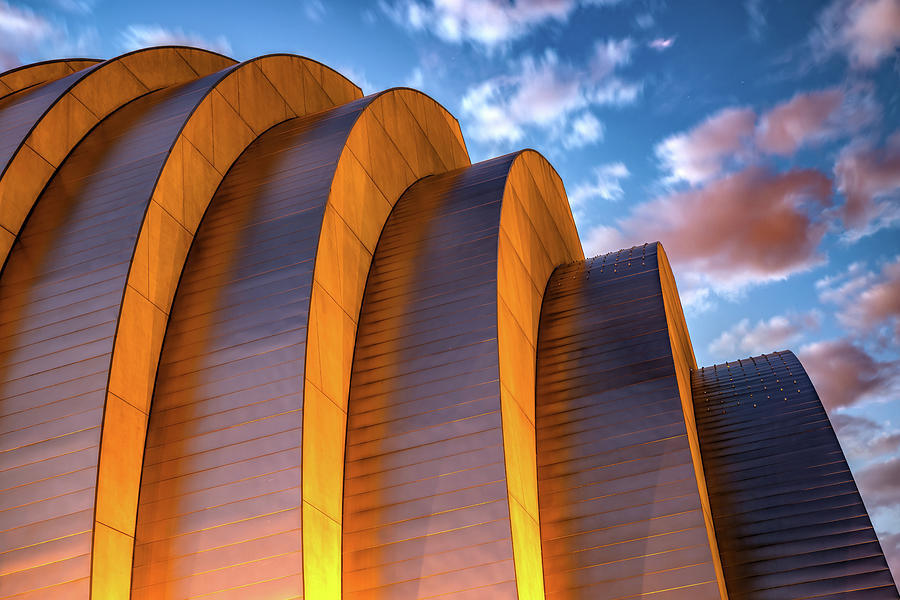 Kauffman Center Architecture In Kansas City Photograph by Gregory Ballos