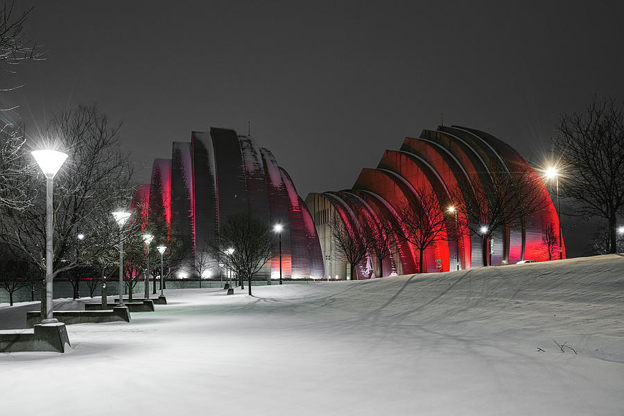 Kauffman Center Red i Photograph by Ryan Heffron
