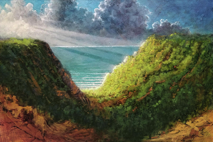 Kauai Weather Calling Painting by Dan Nelson