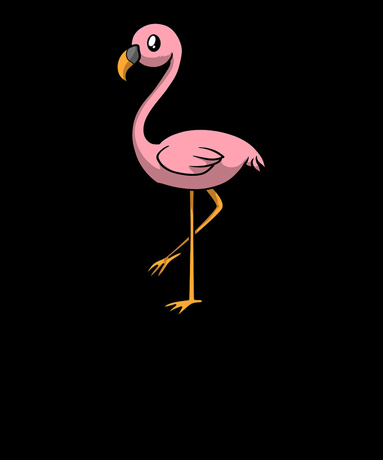 Kawaii Anime Flamingo Costume Pink Bird Digital Art By Grance Ug 