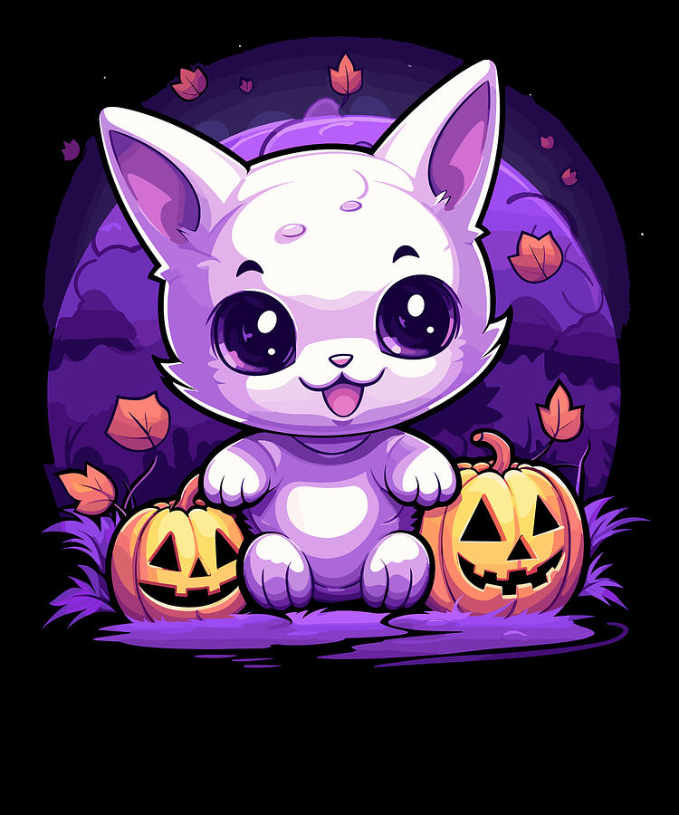 Kawaii cats Halloween costume for cat owners cats Digital Art by ...